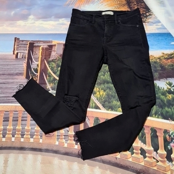 Madewell Distressed Skinny Jeans Size‎ 26 - Picture 3 of 8